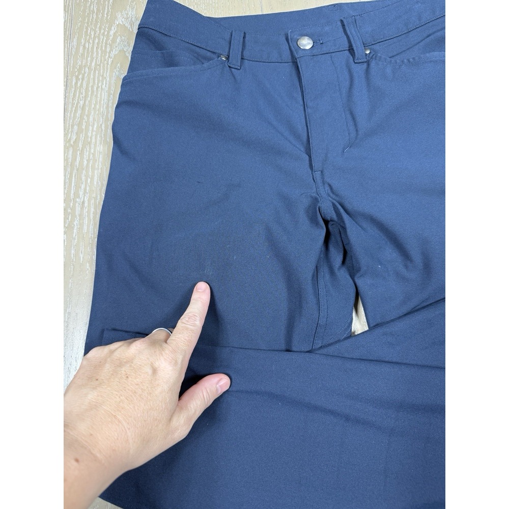 Lululemon Pants Mens 28 Navy ABC Slim Warpstream Stretch Travel Casual - Picture 11 of 16